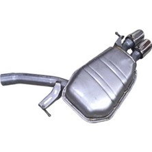 Egzoz Burada Bmw F10 Arka Egzoz 2d 16V Son Susturucu 5.20D Eksoz F-10 - F-11 - 5-20D Baskılı Egsoz 2010-2017 18308508187