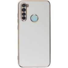 Uravas Store Redmi Note 8 Kılıf Volet Silikon - Beyaz