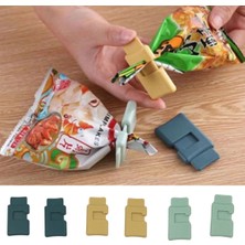 Uravas Store 6&amp;apos;lı Hava Sızdırmaz Poşet Torba Ambalaj ve Paket Kıstırmalı Kapatma Klipsi (5047)