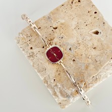 Vesce Atelier Sensia Gold Saat Bordo