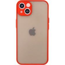 Bezos iPhone 13 Mini Kılıf Montreal Silikon Kapak - Kırmızı