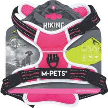 M-Pets Hıkıng Reflektörlü Soft Sırt Tasması Pink L