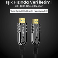 Uravas Store Veggieg 4K 60Hz 18GBPS Hdr Arc Hdcp Fiber Optik HDMI 2.0 Kablo 5m (0177)