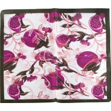 Bilfold Nar Desenli Zr Şifon Fular 50*50 cm