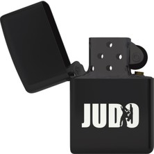 UltraMint Judo Baskılı Siyah Çakmak - Modern ve Şık Tasarım