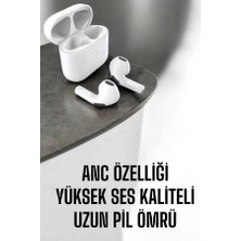 Uravas Store Yeni Nesil Pro Bluetooth Kulaklık Uzun Pil Ömrü Beyaz