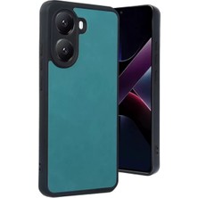 Starseven Poco X7 Kılıf Aras Deri Kapak - Yeşil