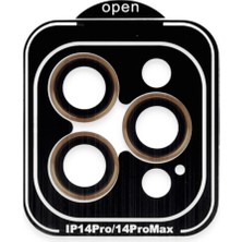 Starseven Iphone 14 Pvd Metal Kamera Lens - Turuncu