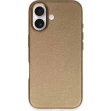 Starseven Iphone 16 Wonder Deri Magsafe Kapak - Bronz