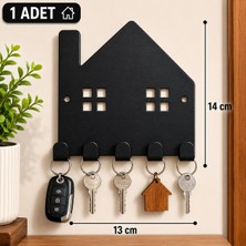 Göksu Metal Ev Figürlü Anahtar Askılığı 6 Kancalı-Anahtar Askısı