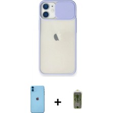 Marsilyan™- iPhone 11 Kılıf Vadi Çizgi - Siyah Joko Magic 5d Hayalet Cam + Neon Fosforlu Kamera Lens - Mı