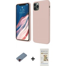 Pileli Store Pilelistore™ iPhone 11 Pro Kılıf Kozmos Yansıma Özel Seri - Siyah Mat Seramik Nano Ekran Koruyucu + Metal Kamera Lens Koruma Cam - Kı