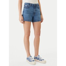 Guess Jeans Mavi Kadın Şort W5GD0SD5O13-GJLV