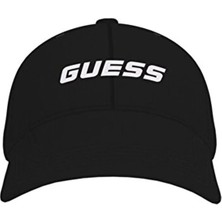Guess Siyah Erkek Logo Baskılı Şapka Z6GZ02K3108-JBLK Siyah Şapka