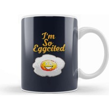 Dekado Egg I'm So Eggcited Kupa Bardak Porselen