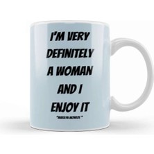 Dekado Marilyn Monroe Quotes Art Gift Vintage Retro Style Kupa Bardak Porselen