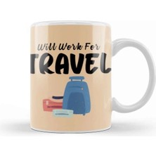 Dekado Funny Travel Gift Design Lover Trippin Wanderlust Journey Adventurer Vacation Kupa Bardak Porselen