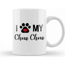 Dekado I Love My Chow Chow Kupa Bardak Porselen