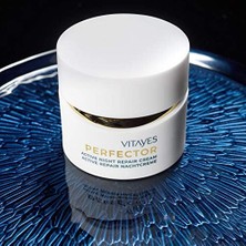 Vuralsin38 Vıtayes Perfector Yaşlanma Karşıtı Yoğun Nemlendirici Gece Kremi Dna Onarım Mekanizmasını Uyaran Etkili Formül, 50 ml