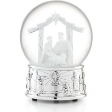Vuralsin38 Reed And Barton Nativity Müzikal Kar Küresi, 1,4 Kg, Çoklu