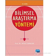 Nobel Akademik Yayıncılık Bilimsel Araştırma Yöntemi - Niyazi Karasar 2015 Yayın Tarihli Ciltsiz