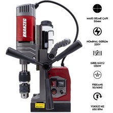 Branzeg 50 mm Tezgah Matkapı 650RPM 1350W