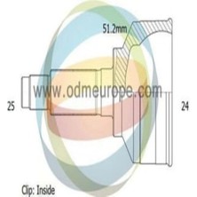 Odm Aks Kafası Dış Albea 1.3 Mjt 2003-2006 mt A:25 C:51,2 B:24 H:89,3 L:62,2