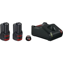 Esranın Dünyası 12 Volt Akü Şarj Cihazı Seti, 2 x 2.0 Ah Li-Ion Akü ile Birlikte