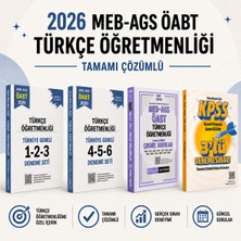Pegem Akademi Yayıncılık 2026 Meb Ags Öabt Türkçe Öğretmenliği Tamamı Çözümlü Türkiye Geneli 1-2-3-4-5-6deneme-Çıkmış Sorular