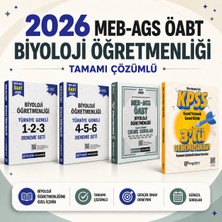 Pegem Akademi Yayıncılık 2026 Meb Ags Öabt Biyoloji Öğretmenliği Tamamı Çözümlü Türkiye Geneli 6 Deneme-Çıkmış Sorular