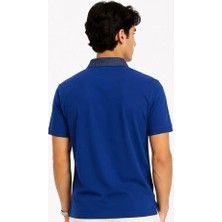 Lacoste Polo  Regular Fit Mavi Mono Yaka