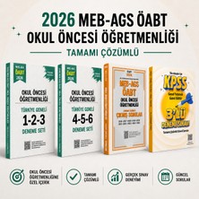 Pegem Akademi Yayıncılık 2026 Meb Ags Öabt Okul Öncesi Öğretmenliği Tamamı Çözümlü Türkiye Geneli 6 Deneme-Çıkmış Sorular