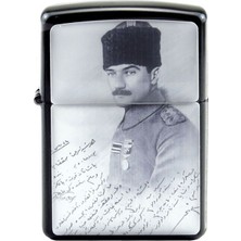 UltraMint Metal Gazlı Çakmak, Atatürk Gençlik Temalı, Şık ve Kullanışlı Tasarım