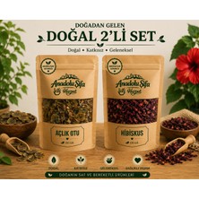 Anadolu Şifa Harput Açlık Otu & Hibiskus Bitkisel Set – 100 G × 2