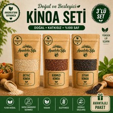 Anadolu Şifa Harput Doğal Kinoa Karışım Seti (Beyaz Kırmızı Siyah – 3 × 50 G)