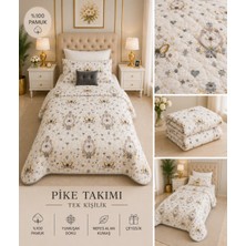 Yatak Örtüsü Tek Kişilik Pike & Battaniye & Ince Yorgan