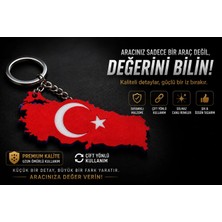 YSN Sounds Türkiye Anahtarlık , Türkiye Haritası Araç Anahtarlık - Türkiye Araba Anahtarlığı