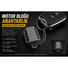 YSN Sounds Motor Bloğu Anahtarlık , Araç Motoru  Anahtarlık - Motor Blok Araba Anahtarlığı