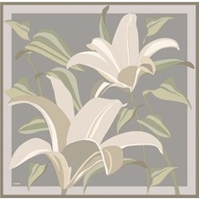 Belli Saf Twill Ipek Eşarp 4035D-06