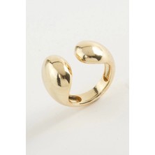 İlkyaz Fashion Yuvarlak Metal Yüzük