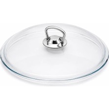 Arcak2 Karaca Metal Kulp + 28 cm Tencere Sahan Tava Cam Kapağı