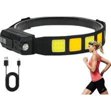 My Best Store Sensörlü Cob Xpg LED Kafa Lambası Güçlü Aydınlatma Yüksek Performans Çok Modlu WT-066