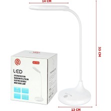 My Best Store Şarjlı Sarı ve Beyaz Renk Masa Lambası LED Ayarlanabilir Işık Pratik Kullanım WT-005