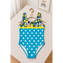 My Kids Wear Kız Çocuk Tatil Yıldızı Tek Parça Mayo 12810