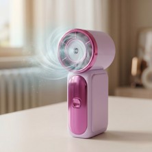 Laptify 6 Kademeli Taşınabilir Ultra Mini Fan, Şarjlı Taşınabilir El Fanı, Uzun Pil Ömürlü, Hafif ve Sessiz, Ultra Mini Fan