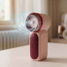 Laptify 6 Kademeli Taşınabilir Ultra Mini Fan, Şarjlı Taşınabilir El Fanı, Uzun Pil Ömürlü, Hafif ve Sessiz, Ultra Mini Fan