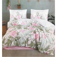 Hace Bazaar Clasy Ranforce Nevresim Takımı Çift Kişilik Forest V1 Pembe