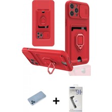 Marsilyan™- iPhone 12 Pro Max Kılıf Vadi Form Prime - Şeffaf Uv Polymer Nano Ekran Koruyucu + Shine Kamera Lens Koruma Cam - Mı