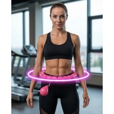 sbodurhome Evde Spor Için Akıllı Hoop Çemberi Bel Inceltici Mor