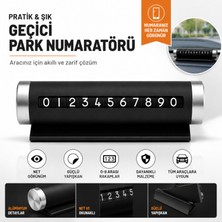 Oto Mutluluk Araç İçi Çevirmeli Park Telefon Numaratörü – Torpido Üstü Gizlenebilir Numara Gösterici
